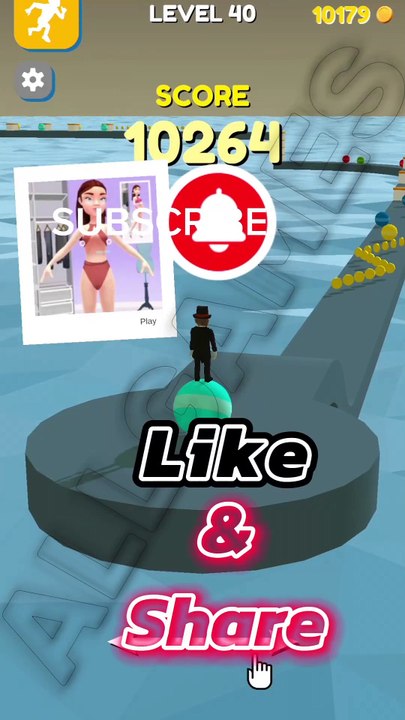 Stack Rider LVL 40 Gameplay FUN GAME #shorts #StackRider #fungames #viralvideo