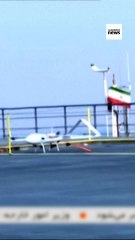 IRGC unveils Iran's first drone carrier in Gulf waters.