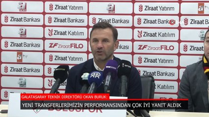 Okan Buruk: Yeni transferlerimizin performansından çok iyi yanıt aldık