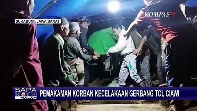 Suasana Duka Iringi Pemakaman Salah Satu Korban Laka Maut Tol Ciawi