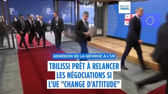 Bruxelles doit être plus flexible dans les négociations d'adhésion à l'UE, déclare le Premier ministre géorgien à Euronews