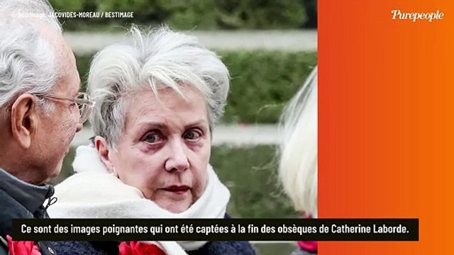 Françoise Laborde a accompagné le cercueil de sa soeur Catherine jusqu'au bout, des images très fortes