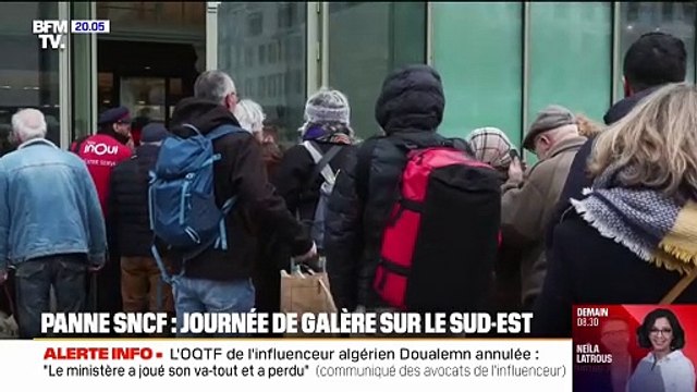 Trains retardés ou annulés... un défaut d'alimentation électrique a paralysé le trafic à la Gare de Lyon