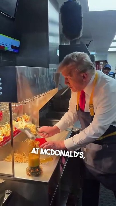 Donald Trump just got a job at McDonald’s 😂