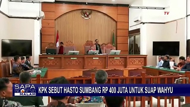 Sidang Praperadilan, KPK Sebut Hasto Sumbang Rp400 Juta untuk Suap Eks Komisioner KPU Wahyu Setiawan