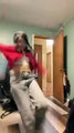 Woman Loses Footing and Falls Backward While Recording Herself Getting on Hoverboard