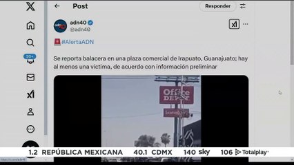 🚨¡Última Hora! Reportan detonaciones de arma de fuego en plaza comercial de Irapuato, Guanajuato