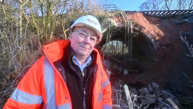 Severn Valley Railway: The Infastructure Manager gives us the latest as we meet him at the landslip.