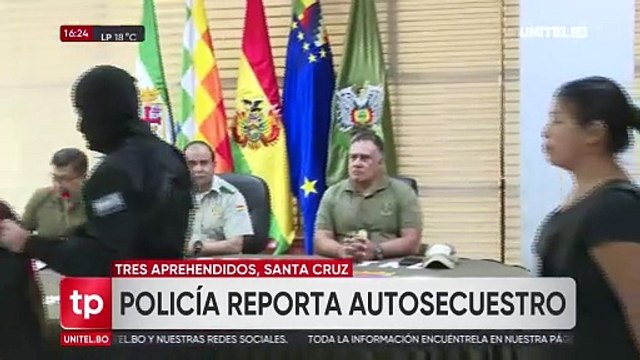 Aprehenden a tres personas acusadas de montar un falso secuestro en Santa Cruz