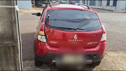 Veículo de Secretaria de Saúde de Iraceminha se envolve em acidente na Rua Vitória