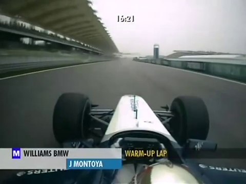 F1 – Juan Pablo Montoya (Williams BMW V10) Onboard – Malaysia 2002