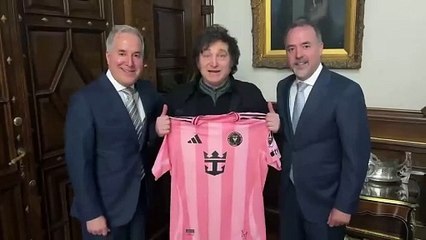 Javier Milei recibió a uno de los dueños del Inter Miami