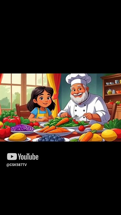 The Rainbow Plate Mystery _ Fun Story on Healthy Eating! #healthtips #story #cartoon