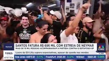 Saiba quanto o Santos faturou com ingressos na reestreia de Neymar na Vila Belmiro