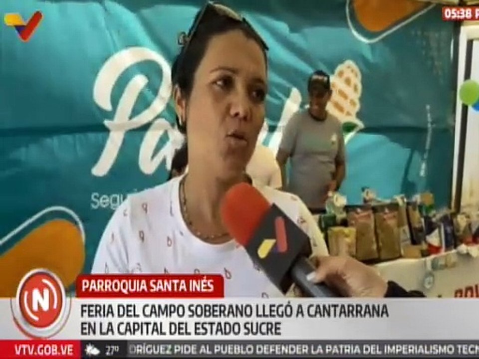 Sucre | Familias de la parroquia Santa Inés son beneficiados con Feria del Campo Soberano