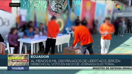 Inauguraron elecciones en la sede matriz del CNE de Ecuador