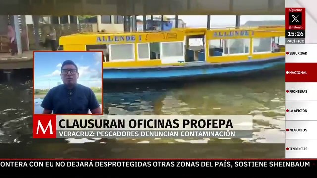 En Veracruz, pescadores clausuran oficinas de Profepa tras derrames de hidrocarburo en río