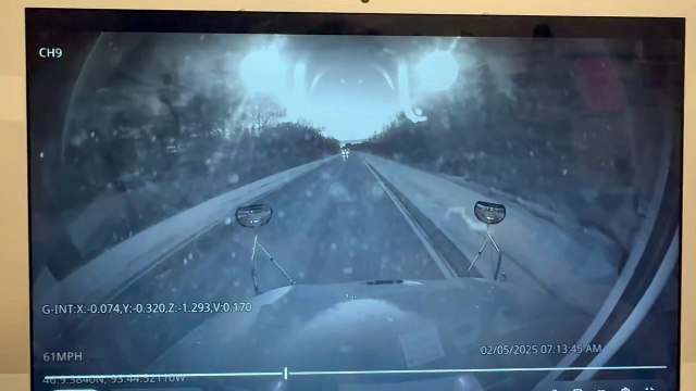 Watch: School bus driver in Minnesota narrowly avoids a truck that swerves into their lane