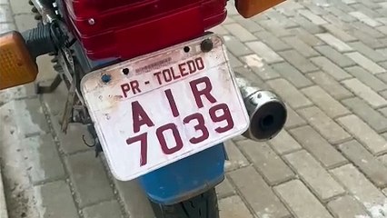 Jovem é detido com moto adulterada no Centro de Cascavel