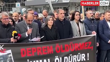 Van Emek ve Demokrasi Platformu'ndan Deprem Anması: 'Unutmadık Unutmayacağız!'