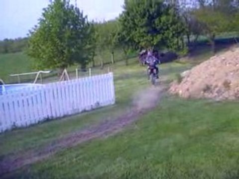 premier tour de roue avec mon crf