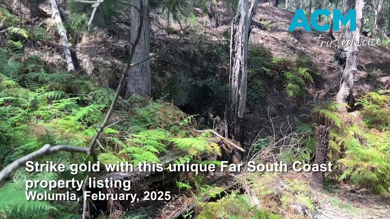 Strike gold, literally, with newly listed Far South Coast property