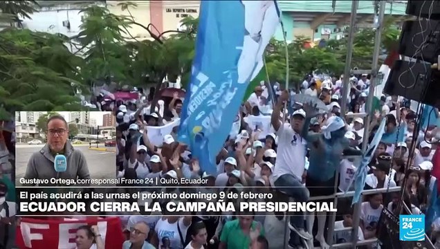 Informe desde Quito: González y Noboa, los favoritos a ganar la Presidencia de Ecuador