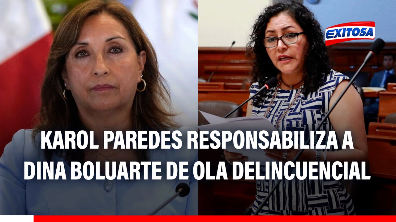 Karol Paredes responsabiliza a Dina Boluarte de crisis de inseguridad: "Le falta liderazgo"