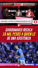GIAKOUMAKIS regala 10 mil pesos a QUIEN LE DE UNA ASISTENCIA