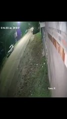 Cámara capta accidente en Siguatepeque