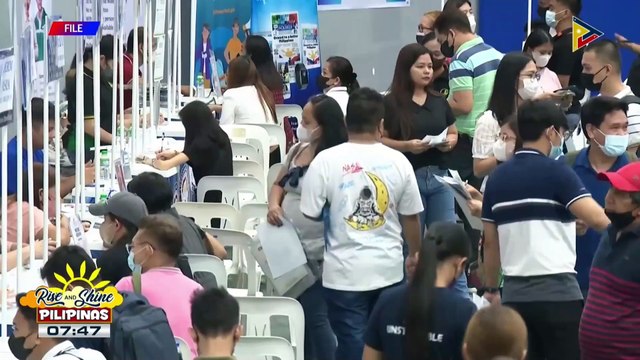 Employment rate ng bansa, tumaas ng 96.9%