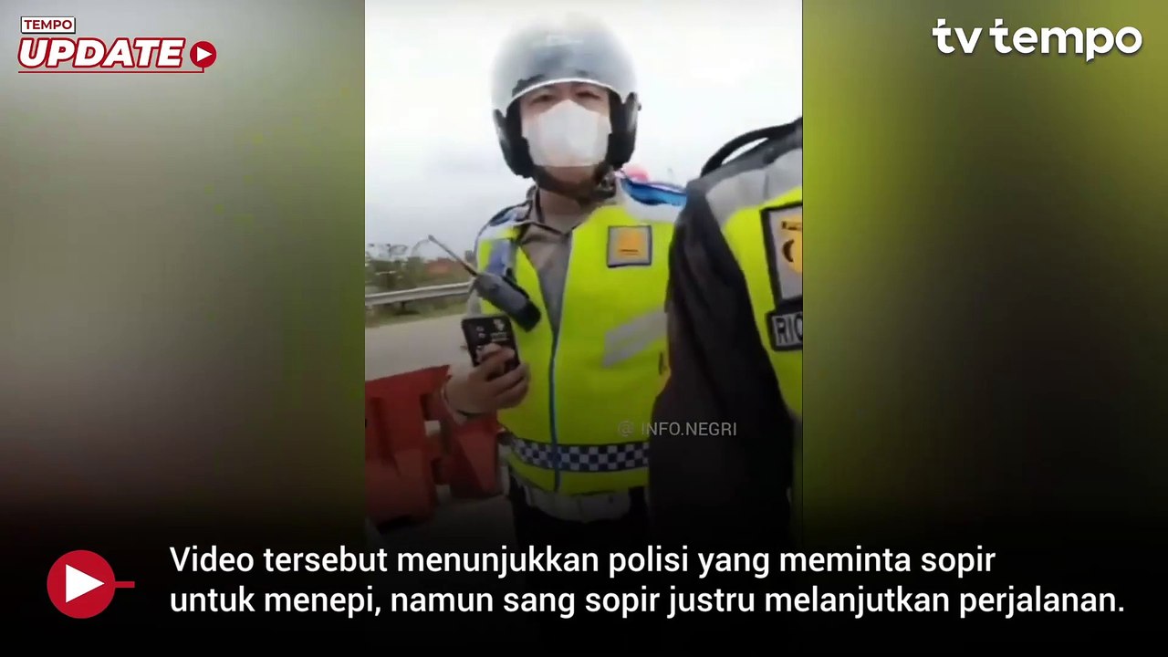 Viral Polisi Tuding Sopir Truk Bawa Sabu di Palembang, Begini Konfirmasinya