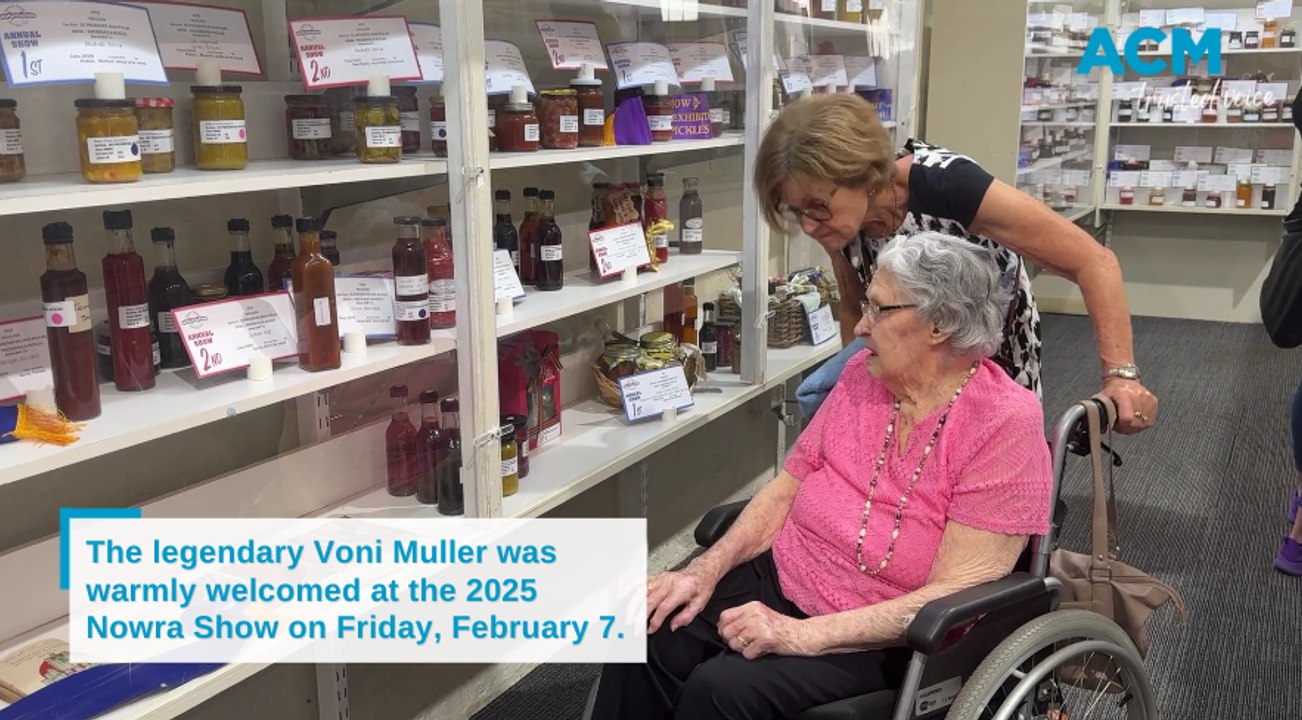 The legendary Voni Muller was warmly welcomed at the 2025 Nowra Show.