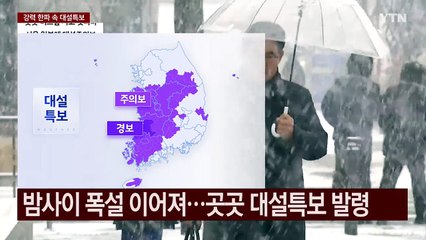 [뉴스나우] 2월에 이례적인 폭설...주말까지 한파 예보 / YTN