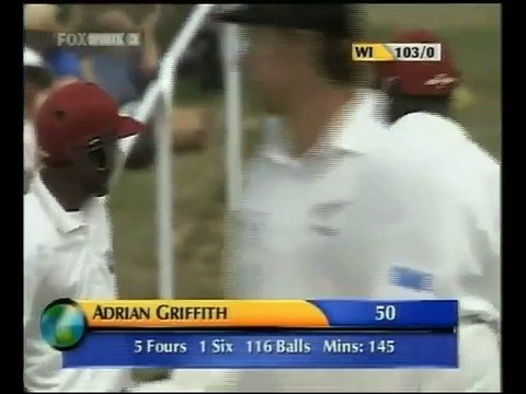 New Zealand v West Indies 1st test at Hamilton 1999