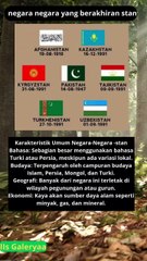 daftar negara-negara yang namanya berakhiran dengan -stan