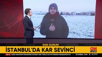 DONUYORUZ! Peş peşe uyarılar gelmişti: İstanbul'da kar sevinci!