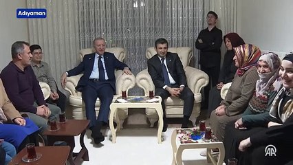 Adıyaman'da yeni konutlarına kavuşan depremzede aileden Cumhurbaşkanı Erdoğan'a teşekkür