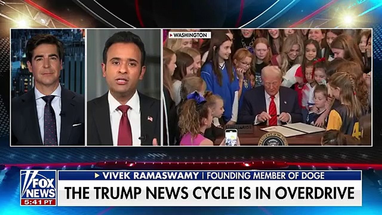 Vivek Ramaswamy is ‘grateful’ Trump is tackling top issues at a ‘fast and furious’ pace
