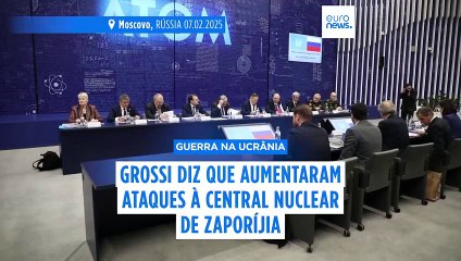 Líder da AIEA afirma que aumentaram os ataques em torno da maior central nuclear da Europa