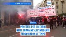 Grecia: proteste per i ritardi nelle indagini sull'incidente ferroviario nella Valle di Tempe