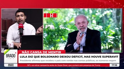 PAI DA MENTIRA ATACA DE NOVO E DIZ QUE HOUVE SUPERAVIT EM SEU GOVERNO