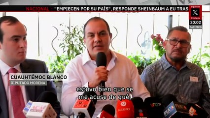 Cuauhtémoc Blanco negó las acusaciones por abuso sexual. Elisa Alanís, 07 de febrero 2025