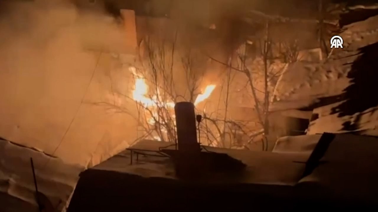 Müstakil evde çıkan yangın söndürüldü