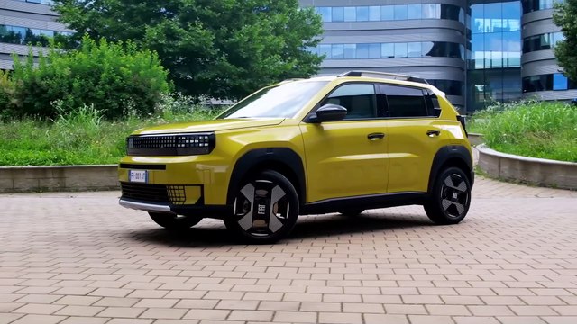 The new Fiat Grande Panda Design Preview in Yellow