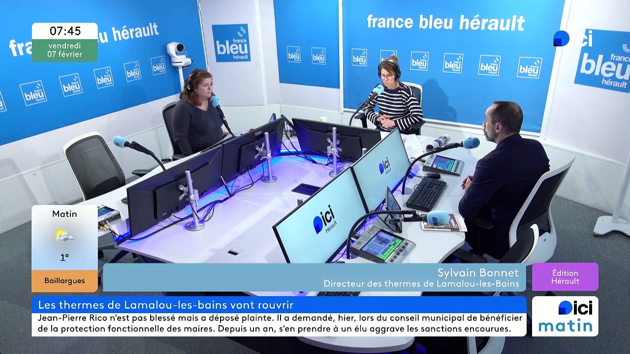 Sylvain Bonnet, directeur des thermes de Lamalou les bains