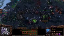 [StarCraft 2]No.0339--Great ZERG Player vs Medium A.I, WIN[Queens' Defense, &, Hydra-Bane].CUT.01'40-22'20