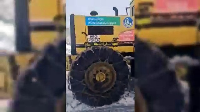 Sinop'ta kar mesaisi