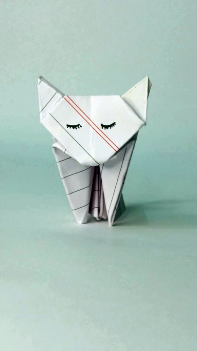 Easy Cat Origami Tutorial | DIY Paper Craft for Beginners | Step-by-Step Instructions