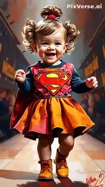 Adorable baby fashion shows outfit featuring trendy dress